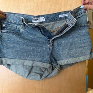 Garage Low Rise Jean Shorts